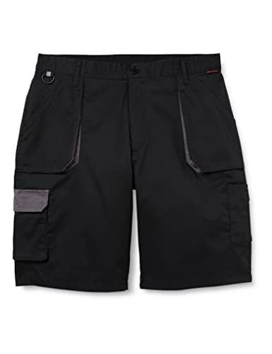 Portwest Portwest Texo Kontrast-Shorts, Größe: L, Farbe: Schwarz, TX14BKRL von Portwest