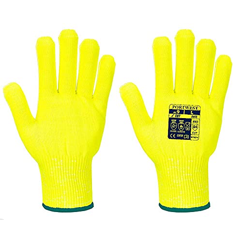 Portwest Pro Cut Schnittschutz Handschuh, Größe: XL, Farbe: Gelb, A688YERXL von Portwest