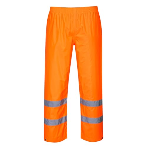 Portwest Regen Warnschutzhose, Größe: M, Farbe: Orange, H441ORRM von Portwest