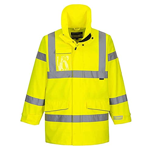 Portwest S590YERXL Parka mit Sichtschutz, Größe XL, Gelb von Portwest