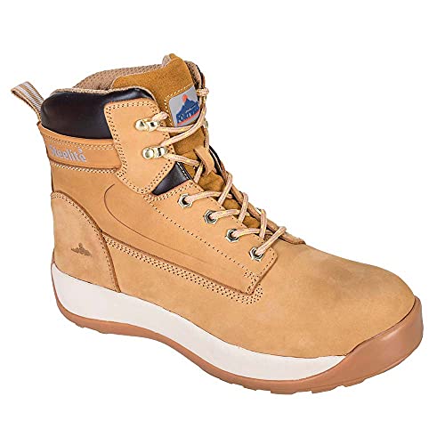 Portwest Steelite Constructo Nubuk Stiefel S3 HRO, Größe: 40, Farbe: Honig, FW32HOR40 von Portwest