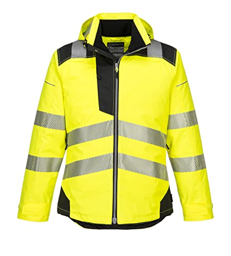 Portwest T400YBR4XL Vision Regen- und Warnschutzjacke, Größe 4XL, Gelb/Schwarz Portwest T400YBR4XL Vision Regen- und Warnschutzjacke, Größe 4XL, Gelb/Schwarz von Portwest