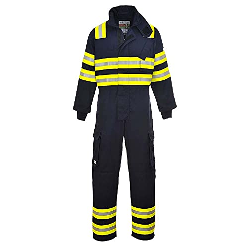 Portwest Waldbrand Overall, Größe: L, Farbe: Marine, FR98NARL von Portwest