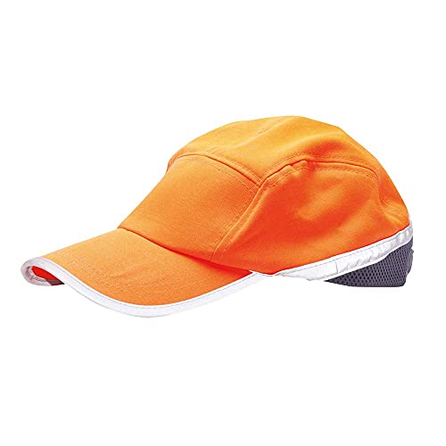 Portwest Warnschutz-Baseball-Cap, Größe: Einheitsgröße, Farbe: Orange/Marine, HB10ONR von Portwest