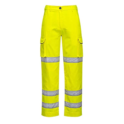 Portwest Warnschutz Damen Bundhose, Größe: XS, Farbe: Gelb, LW71YERXS von Portwest