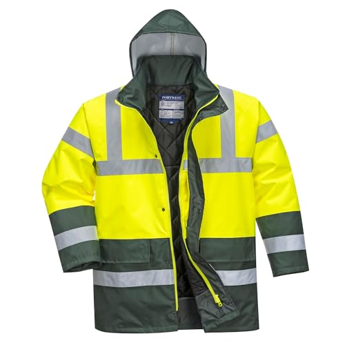 Portwest Warnschutz Kontrast Traffic-Jacke, Größe: XL, Farbe: Gelb/Grün, S466YGRXL Portwest Warnschutz Kontrast Traffic-Jacke, Größe: XL, Farbe: Gelb/Grün, S466YGRXL von Portwest