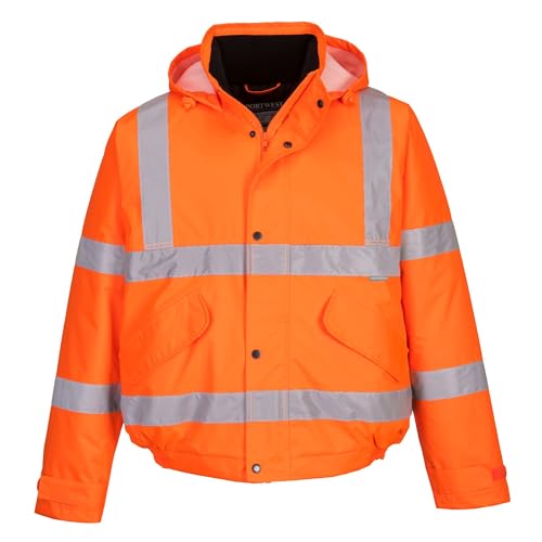 Portwest Warnschutz-Pilotjacke, Orange , 4XL von Portwest