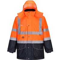 Warnschutzjacke 7-in-1 Kontrast Verkehrsjacke -40°C Gelb 3XL - Orange - Portwest von Portwest