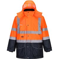 Warnschutzjacke 7-in-1 Kontrast Verkehrsjacke -40°C Orange 3XL - Orange - Portwest von Portwest