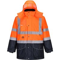 Warnschutzjacke 7-in-1 Kontrast Verkehrsjacke -40°C Orange 4XL - Orange - Portwest von Portwest