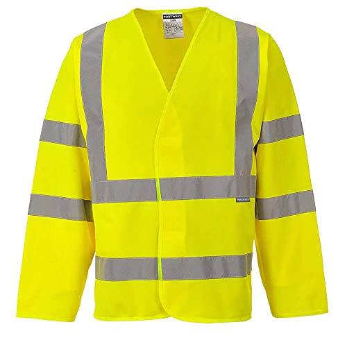 Portwest Warnschutzweste mit Reflexstreifen über Bauch und Schulter, Größe: S/M, Farbe: Gelb, C473YERS/M von Portwest