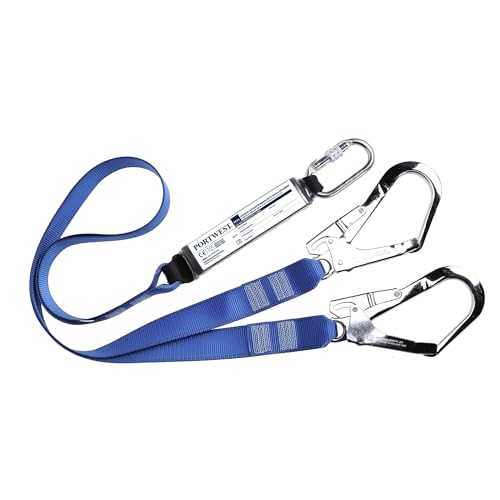 Portwest Doppeltes Haltelband mit Bandfalldämpfer aus Polyestergewebe , Größe: Einheitsgröße, Farbe: Königsblau, FP51RBR von Portwest