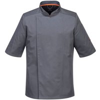 Pro-Maille-Jacke S/S Schiefergrau 3XL von Portwest