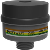 Satz mit 4 Filtern mit universellem Gewinde ABEK2P3 Schwarz Satz mit 4 Filtern mit universellem Gewinde ABEK2P3 Schwarz von Portwest