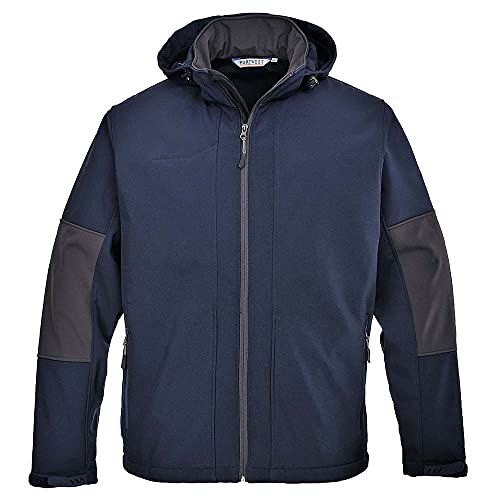 Softshell with Hood, colorNavy talla Medium von Portwest