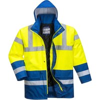 Portwest Warnschutz Kontrast Winter Verkehrsjacke Gelb/Royal XXXL Portwest Warnschutz Kontrast Winter Verkehrsjacke Gelb/Royal XXXL von Portwest