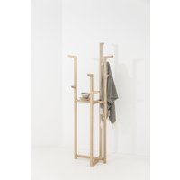 Cla Holzgarderobe | Kleiderbügelständer Eschenholz von PorventuraFurniture