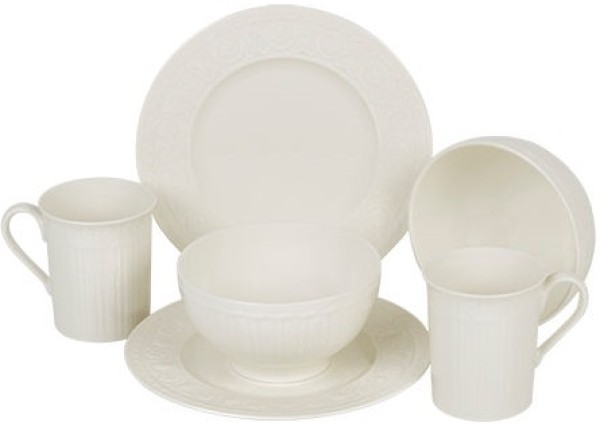 Villeroy & Boch Cellini Frühstücks-Set für 2 Personen / 6 Teile von Porzellan-Exklusiv