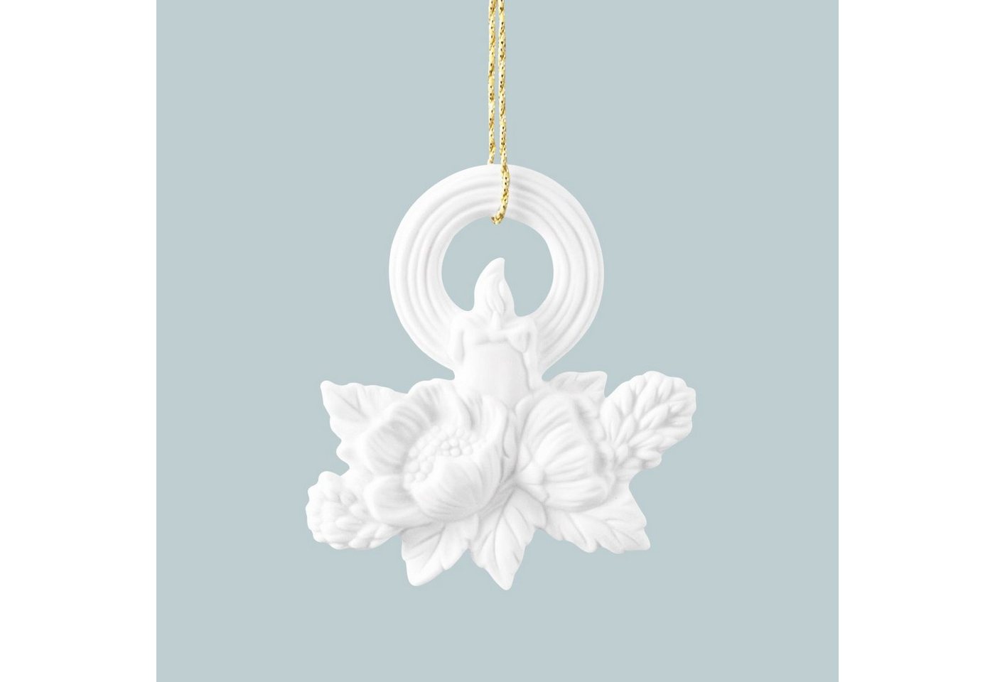 Porzellanmanufaktur Unterweissbach Christbaumschmuck Weihnachtsanhänger Kerze / Christrose 10305/4 weiß (1-tlg) Porzellanmanufaktur Unterweissbach Christbaumschmuck Weihnachtsanhänger Kerze / Christrose 10305/4 weiß (1-tlg) von Porzellanmanufaktur Unterweissbach