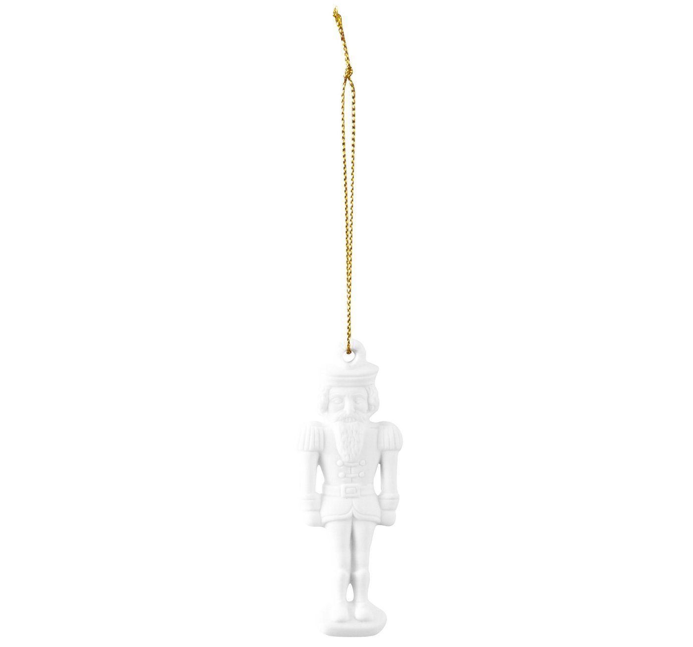 Porzellanmanufaktur Unterweissbach Christbaumschmuck Weihnachtsanhänger Nußknacker 10306/1 weiß (1-tlg) Porzellanmanufaktur Unterweissbach Christbaumschmuck Weihnachtsanhänger Nußknacker 10306/1 weiß (1-tlg) von Porzellanmanufaktur Unterweissbach