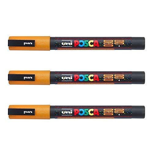 Posca PC-3M Marker von Uni-Ball, in vielen Farben erhältlich glitter orange von POSCA