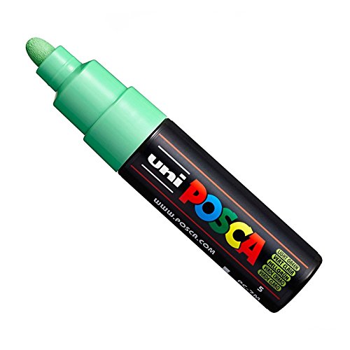 Uni Posca PC-7M, Marker, Kunststift – großes Kugelspitze 4,5–5,5 mm – 15 Farben lichtgrün von POSCA