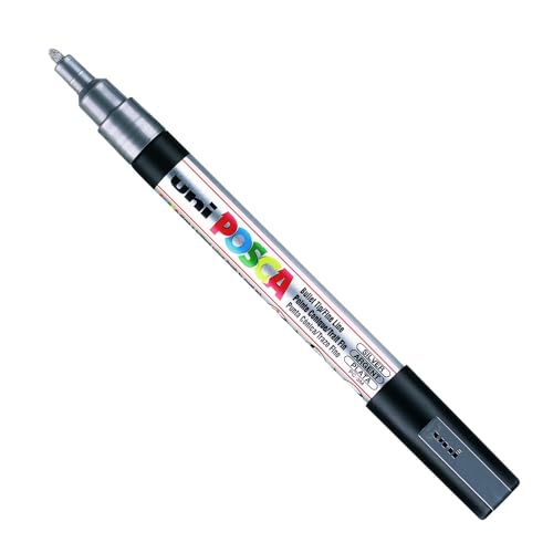 uni-ball Pigmentmarker POSCA (PC-3M), silber von Posca