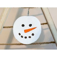 Handbemalte Schneemann Weihnachtsbaumschmuck | 4Er Pack Handbemalte Schneemann Weihnachtsbaumschmuck | 4Er Pack von PoseyCreative