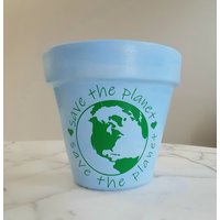 Save The Planet Ton Topf 15 Zoll, Planet, Umweltbewusstsein, Earth, Earth Gifts, Go Green, Gifts von PoshPotsParlor
