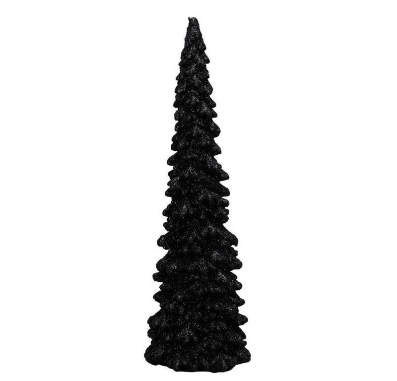 Posiwio Künstlicher Weihnachtsbaum Tannenbaum SHINY schwarz mit Glitzer H30cm Dekotanne Dekobaum Weihnach von Posiwio