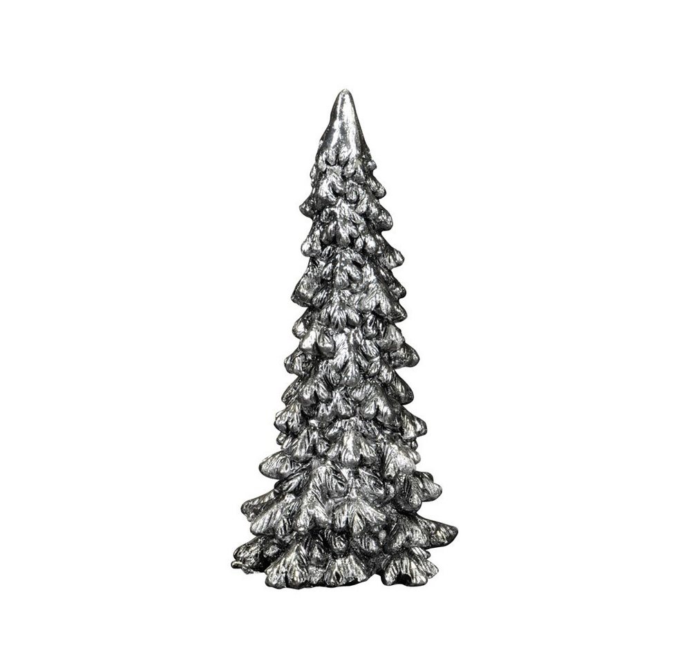 Posiwio Künstlicher Weihnachtsbaum Tannenbaum SHINY silber mit Glitzer H15cm Dekotanne Dekobaum Weihnacht von Posiwio