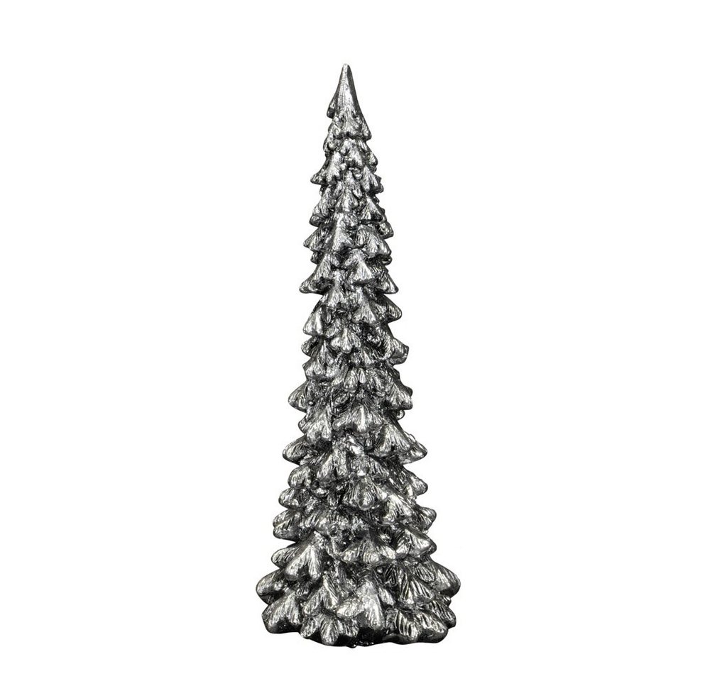 Posiwio Künstlicher Weihnachtsbaum Tannenbaum SHINY silber mit Glitzer H23cm Dekotanne Dekobaum Weihnacht von Posiwio