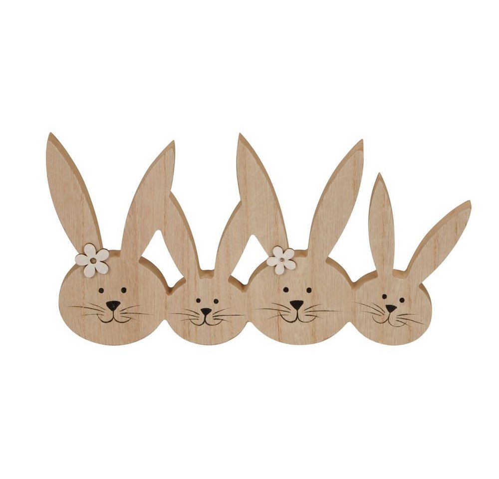 Posiwio Osterhase Holzhase FAMILY natur aus Holz Hasenfamilie L28,5c von Posiwio