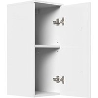 POSSEIK Bad-Hängeschrank LEVANA M weiß glanz 30,0 x 33,0 x 72,0 cm von Posseik