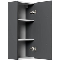 POSSEIK Bad-Hängeschrank LEVANA S grafit 30,0 x 20,0 x 70,0 cm von Posseik