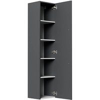 POSSEIK Bad-Hängeschrank LEVANA XXL grafit 35,0 x 30,0 x 150,0 cm von Posseik