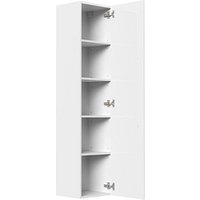 POSSEIK Bad-Hängeschrank LEVANA XXL weiß glanz 35,0 x 30,0 x 150,0 cm von Posseik