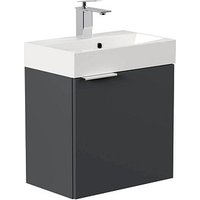 POSSEIK Waschbecken mit Unterschrank CUBI SLIMLINE grafit 50,0 x 31,8 x 56,3 cm POSSEIK Waschbecken mit Unterschrank CUBI SLIMLINE grafit 50,0 x 31,8 x 56,3 cm von Posseik