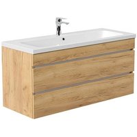 POSSEIK Waschbecken mit Unterschrank FELLINI 120 eiche gold 120,0 x 48,0 x 58,4 cm POSSEIK Waschbecken mit Unterschrank FELLINI 120 eiche gold 120,0 x 48,0 x 58,4 cm von Posseik