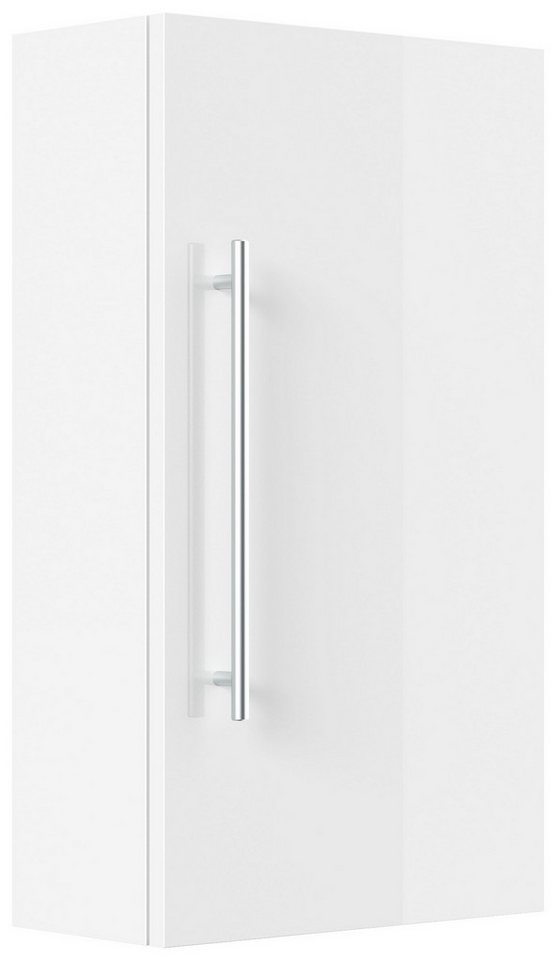 Posseik Hängeschrank Bad - Hängeschrank 62 cm weiß Hochglanz von Posseik