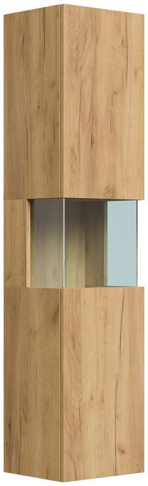 Posseik Hochschrank Badezimmer Hochschrank "Limes 150cm" Glaselement Eiche Gold Posseik Hochschrank Badezimmer Hochschrank "Limes 150cm" Glaselement Eiche Gold von Posseik