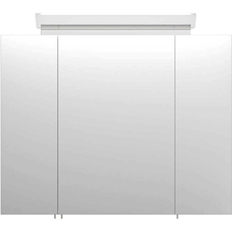 Posseik Spiegelschrank Weiß 80 cm mit Softclose Türen von Posseik