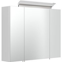 Spiegelschrank 80 inklusive LED-Acrylglaslampe weiss hochglanz EEK: F Spiegelschrank 80 inklusive LED-Acrylglaslampe weiss hochglanz EEK: F von Posseik