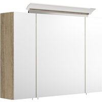 Spiegelschrank 90 inklusive LED-Acrylglaslampe eiche hell EEK: F Spiegelschrank 90 inklusive LED-Acrylglaslampe eiche hell EEK: F von Posseik