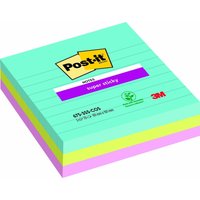 Post-it® Haftnotizen SuperSticky10x10cm lin.Cosmic farbsortiert von Post-it®