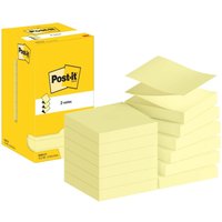 Post-it® Haftnotizen Post-It Z-Notes 76x76 gelb Gelb von Post-it®
