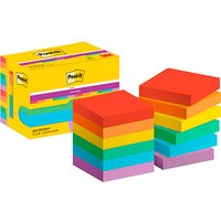 Post-it® Playful Haftnotizen extrastark farbsortiert, 12 Blöcke von Post-it®