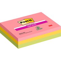 Post-it® Super Sticky Meeting Notes Haftnotizen extrastark farbsortiert, 3 Blöcke von Post-it®