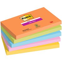 Post-it® Super Sticky Notes Bangkok Collection Haftnotizen extrastark farbsortiert 5 Blöcke von Post-it®
