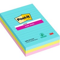 Post-it® Super Sticky Notes Cosmic Collection Jumbo-Haftnotizen extrastark farbsortiert, 3 Blöcke von Post-it®